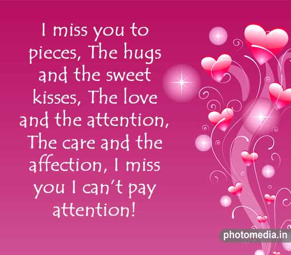 i miss you love messages