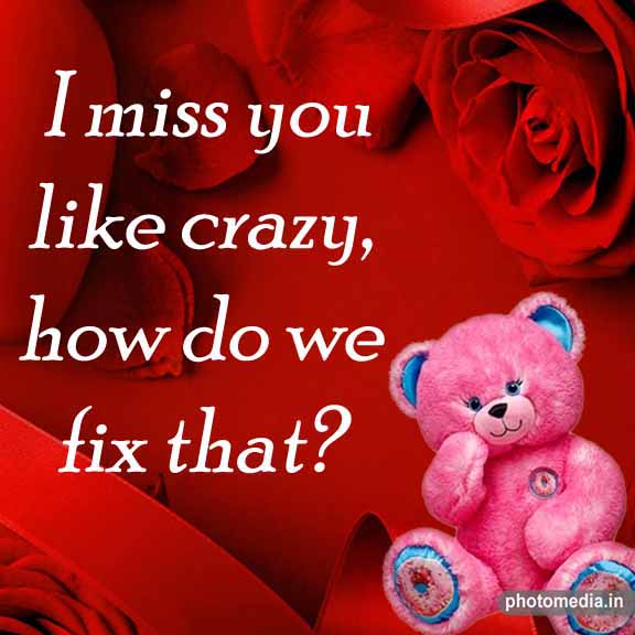i miss you message