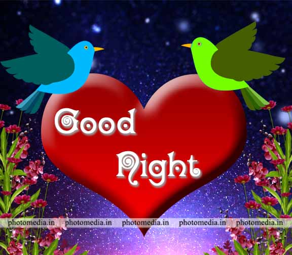 romantic good night image