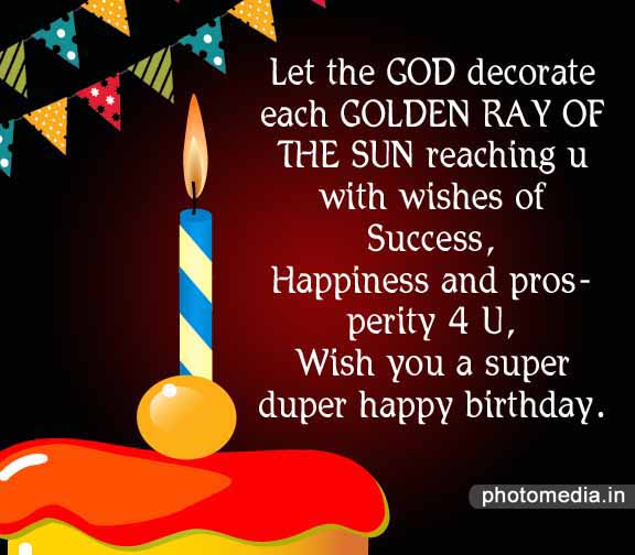 wish you a super duper happy birthday