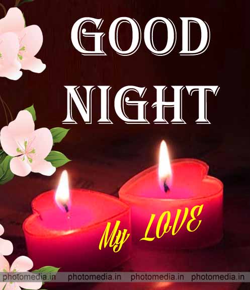 good night image with love couple