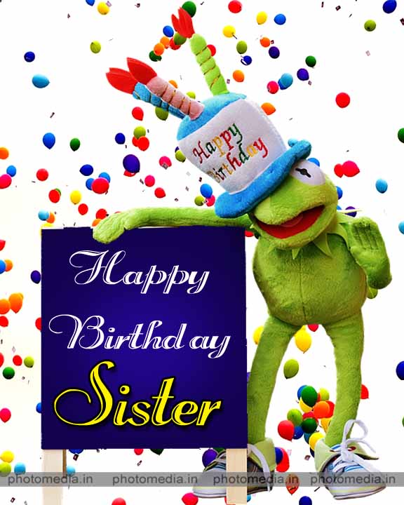 happy birthday image for little sister