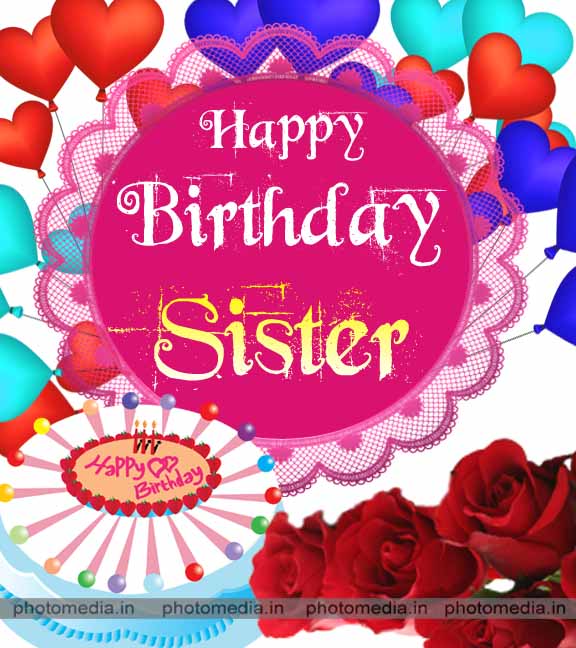 happy birthday image for sister