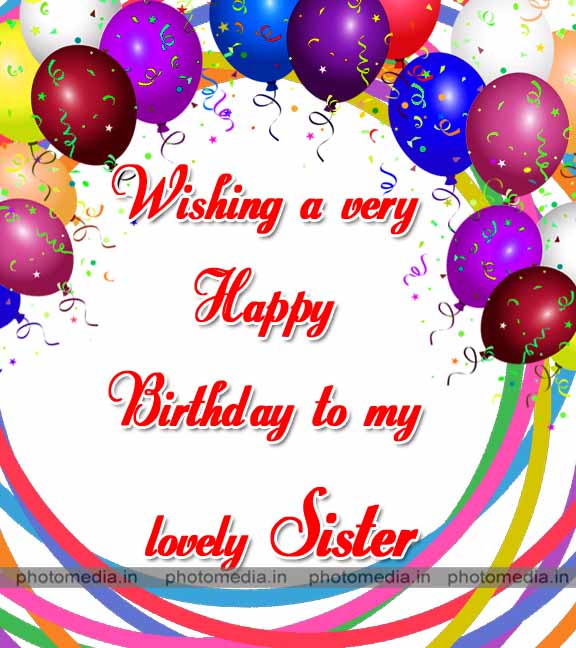happy birthday pic for sister