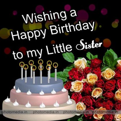 Happy Birthday Images For Sister » Cute Pictures | Photo Media