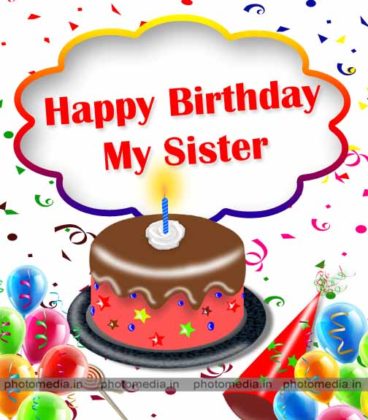 Happy Birthday Images For Sister » Cute Pictures | Photo Media