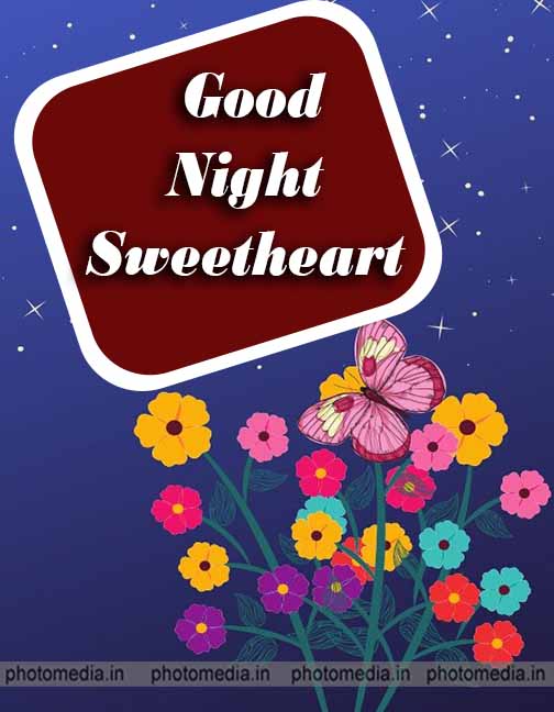 good night flowers images free download