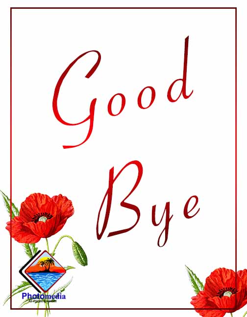 good bye