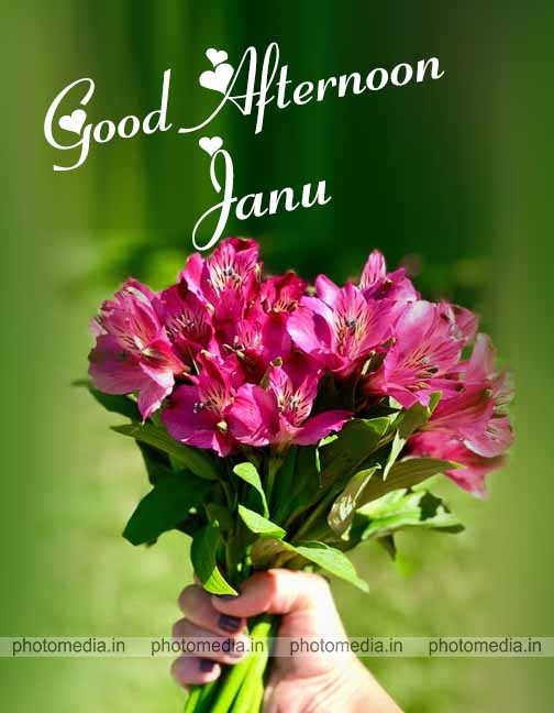 good afternoon janu