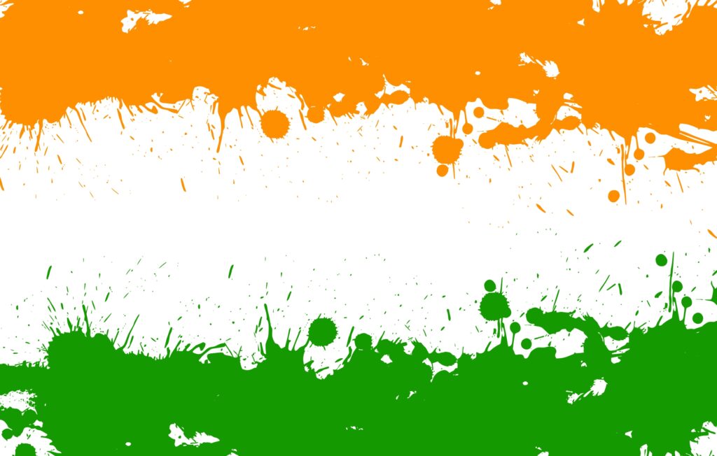 indian flag brush pics