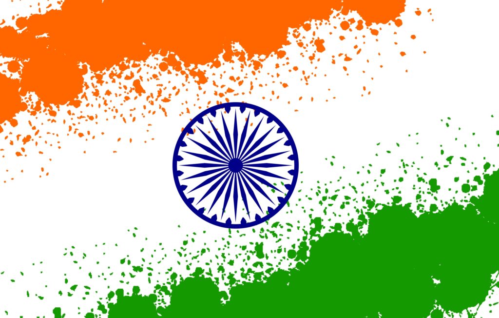 indian flag vector background