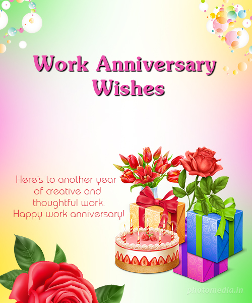 work anniversary congratulations