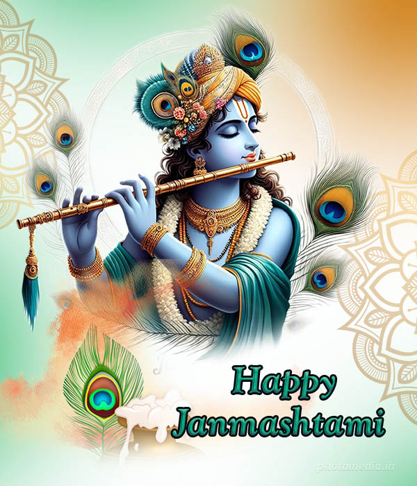 shri krishna janmashtami wishes image